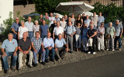 Erstes Ehrenmitglieder-Treffen des TV Würenlos: Ein Abend in Wetzels Weinpanorama