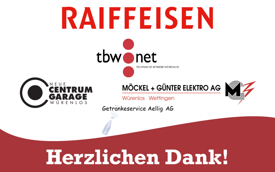 Jahresende: Vielen Dank an unsere Sponsoren!